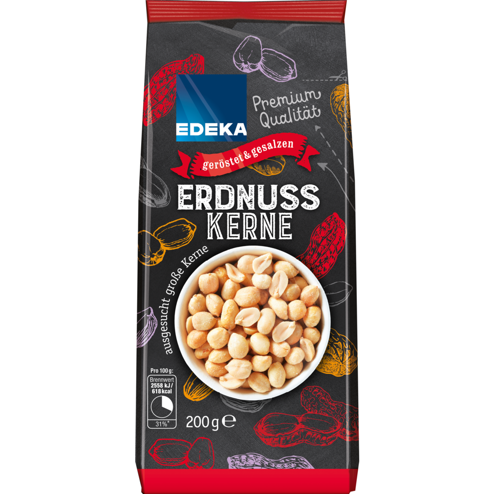 Edeka Erdnusskerne Ger Stet Gesalzen G N Sse Cashew