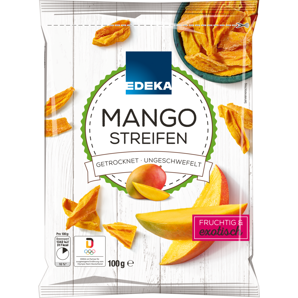 Edeka Mangostreifen Getrocknet Ungeschwefelt G Trockenfr Chte