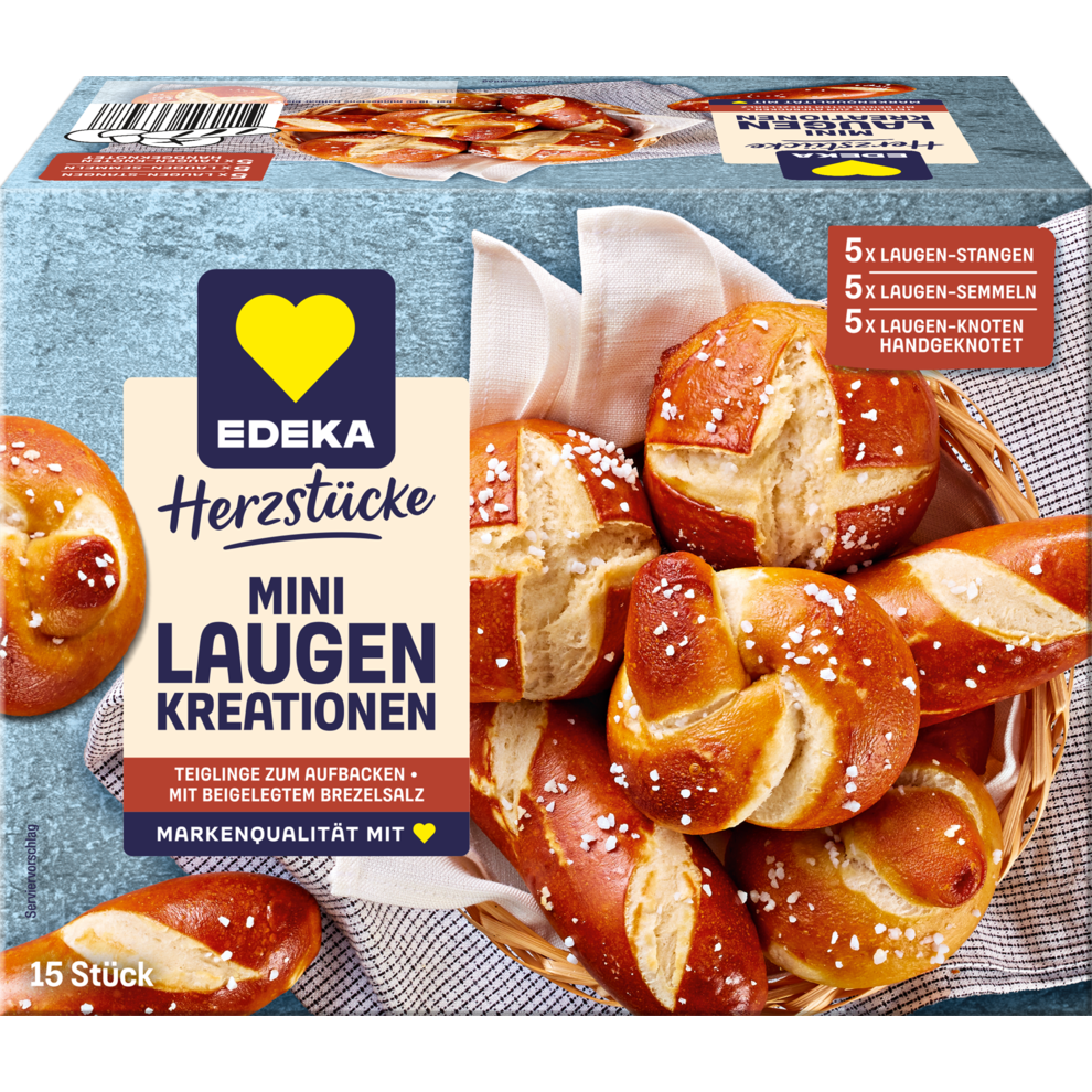 EDEKA Herzstücke Mini Laugenkreationen 768 g Backwaren