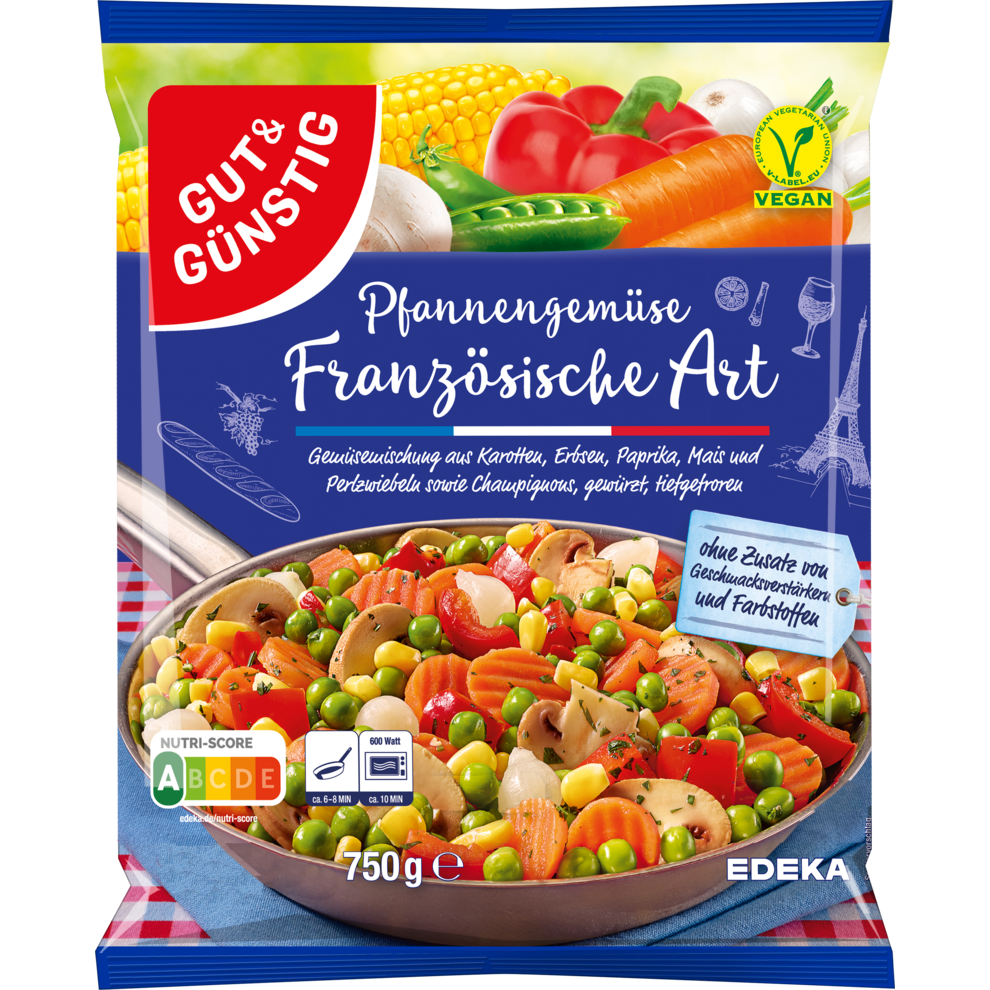 GUT GÜNSTIG Pfannengemüse Französische Art 750 g Obst Gemüse