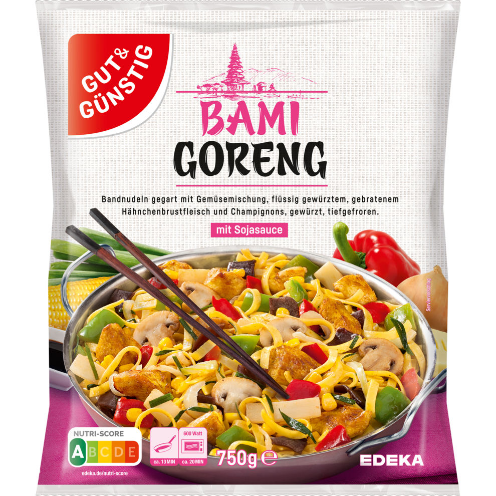 GUT GÜNSTIG Bami Goreng 750 g Fertiggerichte Tiefkühlprodukte