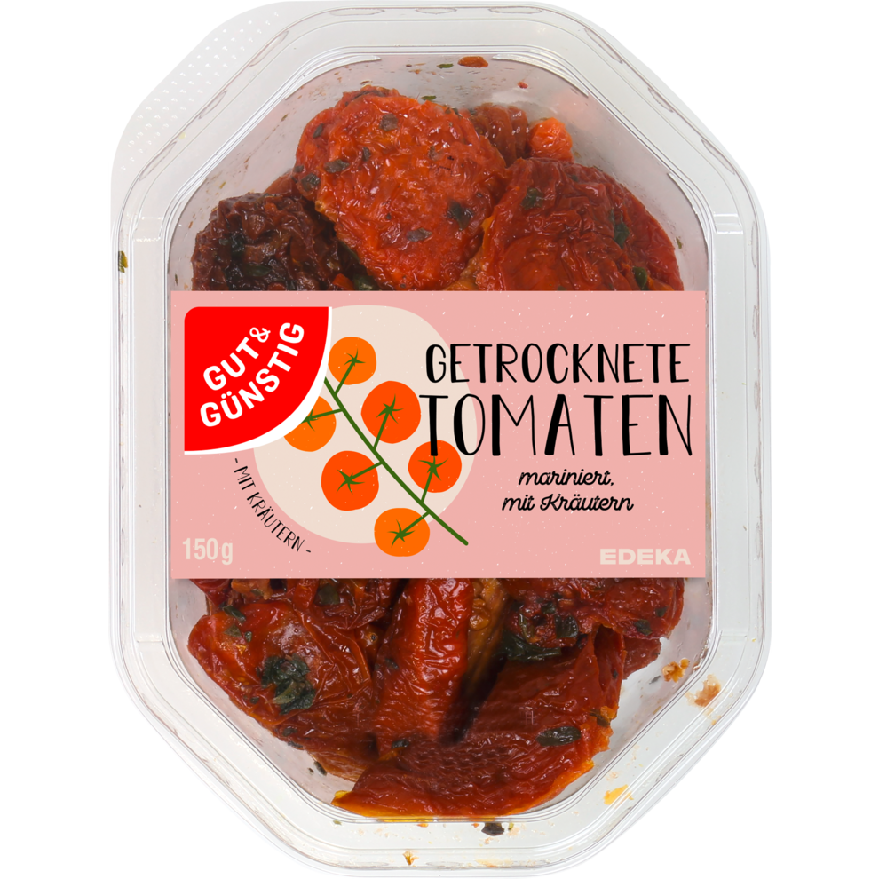 GUT GÜNSTIG Getrocknete Tomaten 150 g Antipasti Salate Feinkost