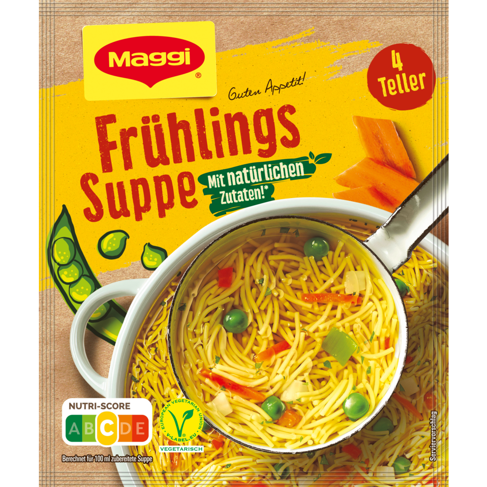 Maggi Guten Appetit Fr Hlings Suppe F R Teller T Tensuppen