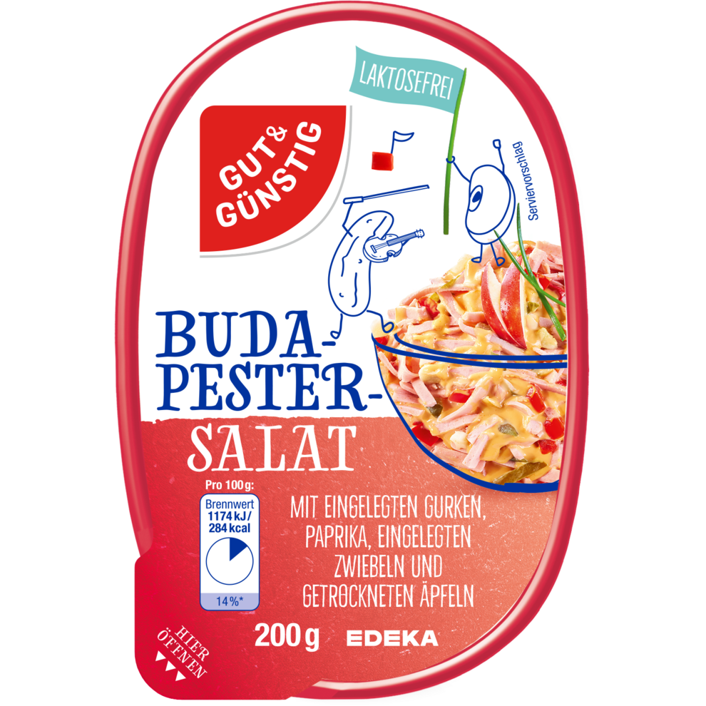 GUT GÜNSTIG Budapester Salat 200 g weitere Salate Salate Feinkost