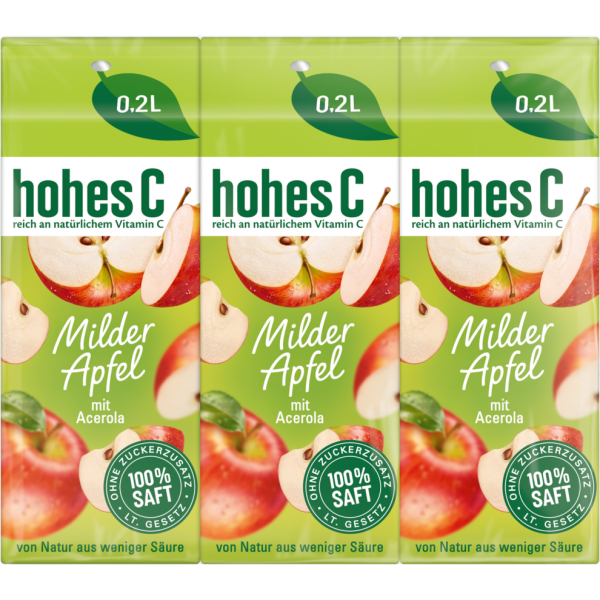 Hohes C Milder Apfel 3 0 2l Pg Getranke Alle Produkte Online Bestellen Konsum Leipzig