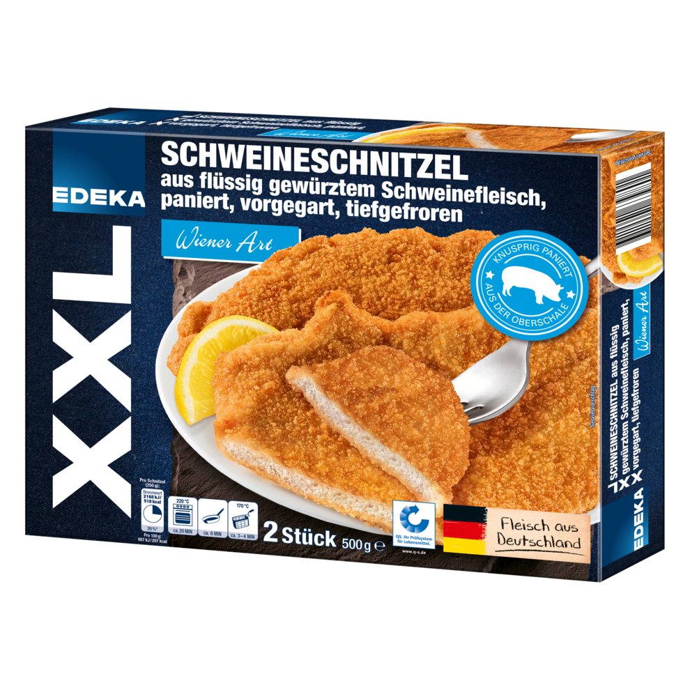 | Alle Produkte Geflügel EDEKA Fleisch Leipzig | 500 & XXL-Schweineschnitzel g | Tiefkühlprodukte | Online | bestellen Konsum
