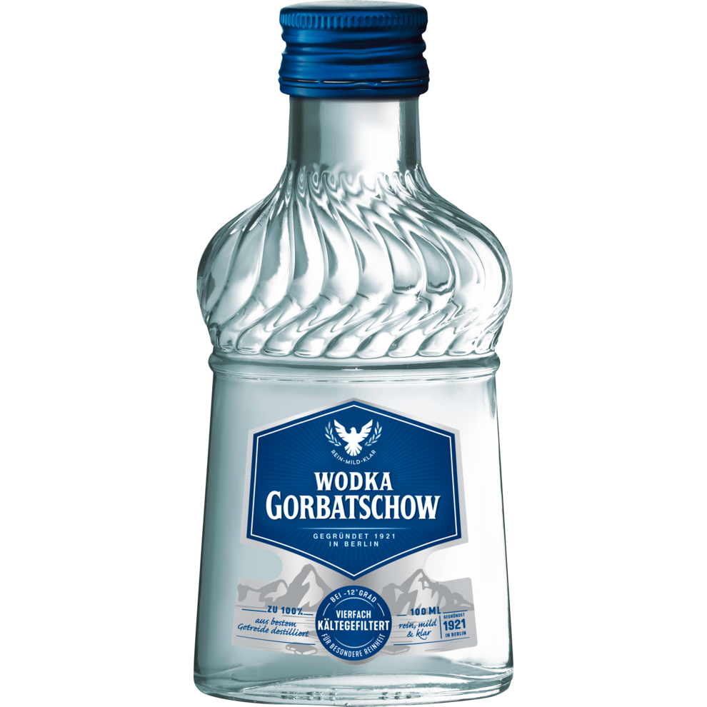 WODKA GORBATSCHOW Wodka 37,5 % vol. Leipzig Getränke klare | 100 Spirituosen | | Alle | | Konsum bestellen Produkte | Spirituosen ml Online