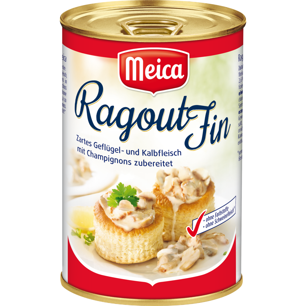 Meica Ragout Fin 400 G Fertiggerichte Fertiggerichte Suppen And Soßen Lebensmittel Alle 2919