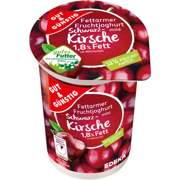 Gut Gunstig Fettarmer Joghurt Mild Schwarzkirsche 250g Fruchtjoghurt Mehr Molkereiprodukte Kuhlprodukte Alle Produkte Online Bestellen Konsum Leipzig