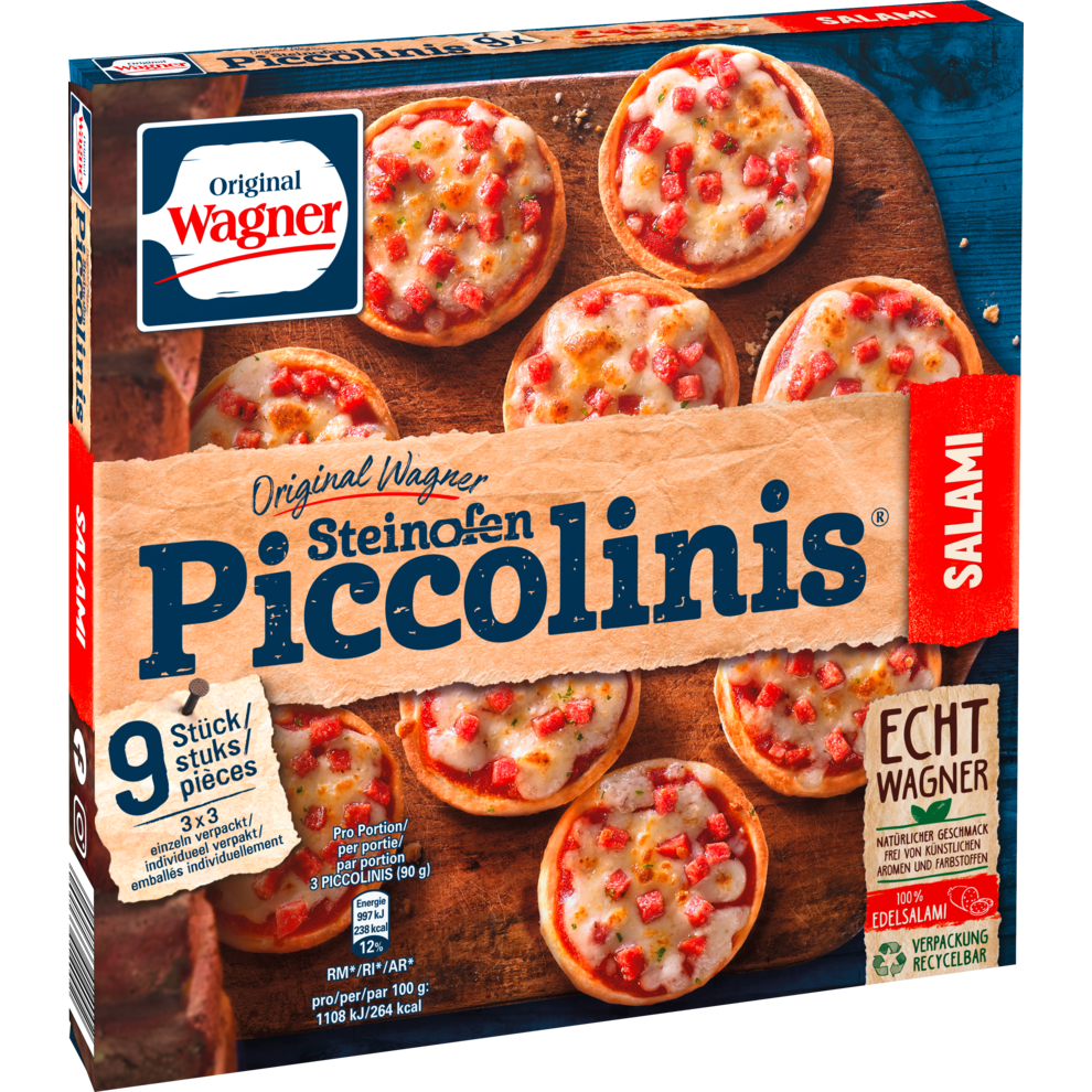 Piccolinis Wagner / Wagner Original Piccolinis Tomate Mozzarella Tiefgefroren 40 Stuck A 30 G Vorgebacken 1 2 Kg Packung Metro - Encuentra las mejores ofertas de piccolinis y los cupones descuento y promociones de tus tiendas favoritas.