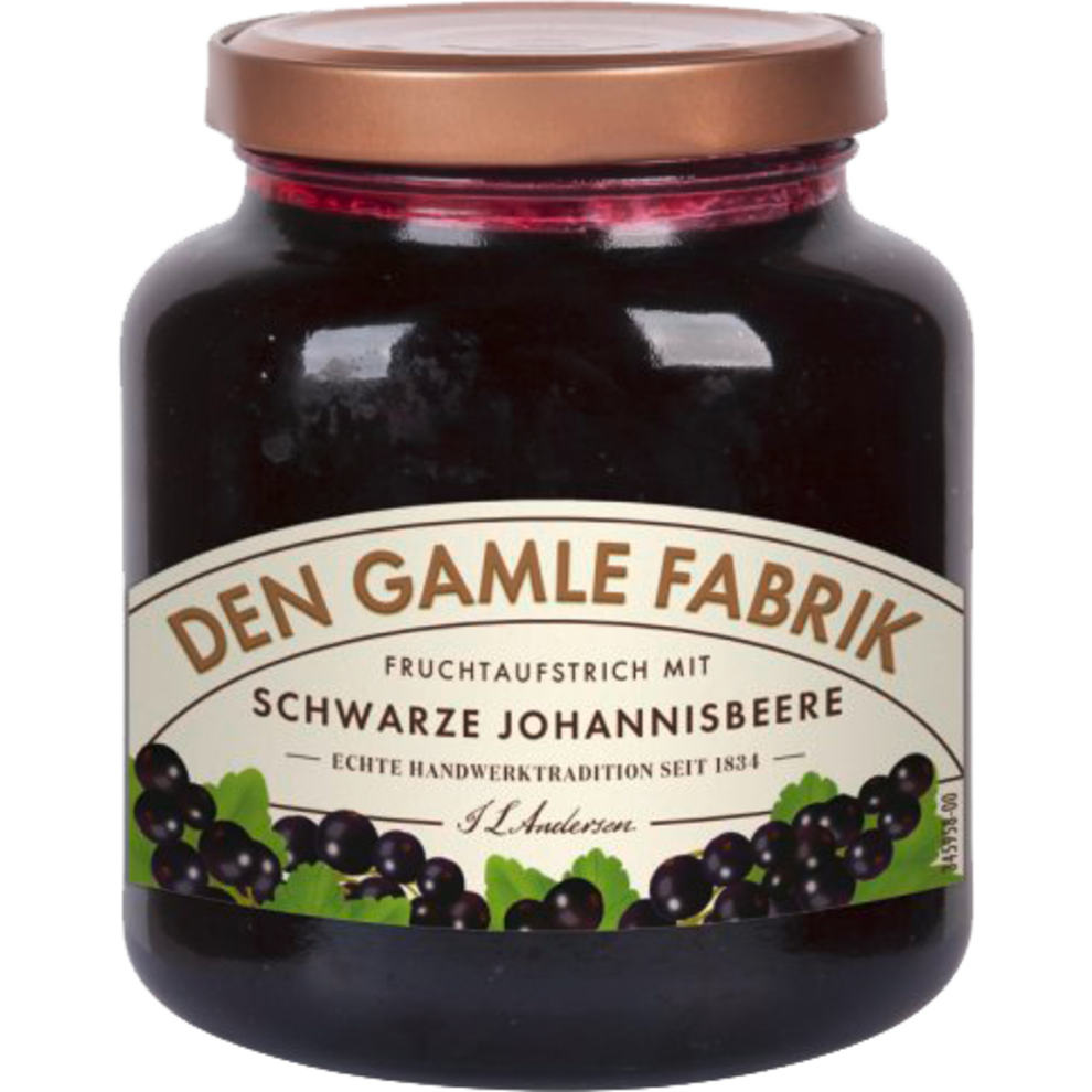 DEN GAMLE FABRIK Schwarze Johannisbeere 380 g | Konfitüre ...