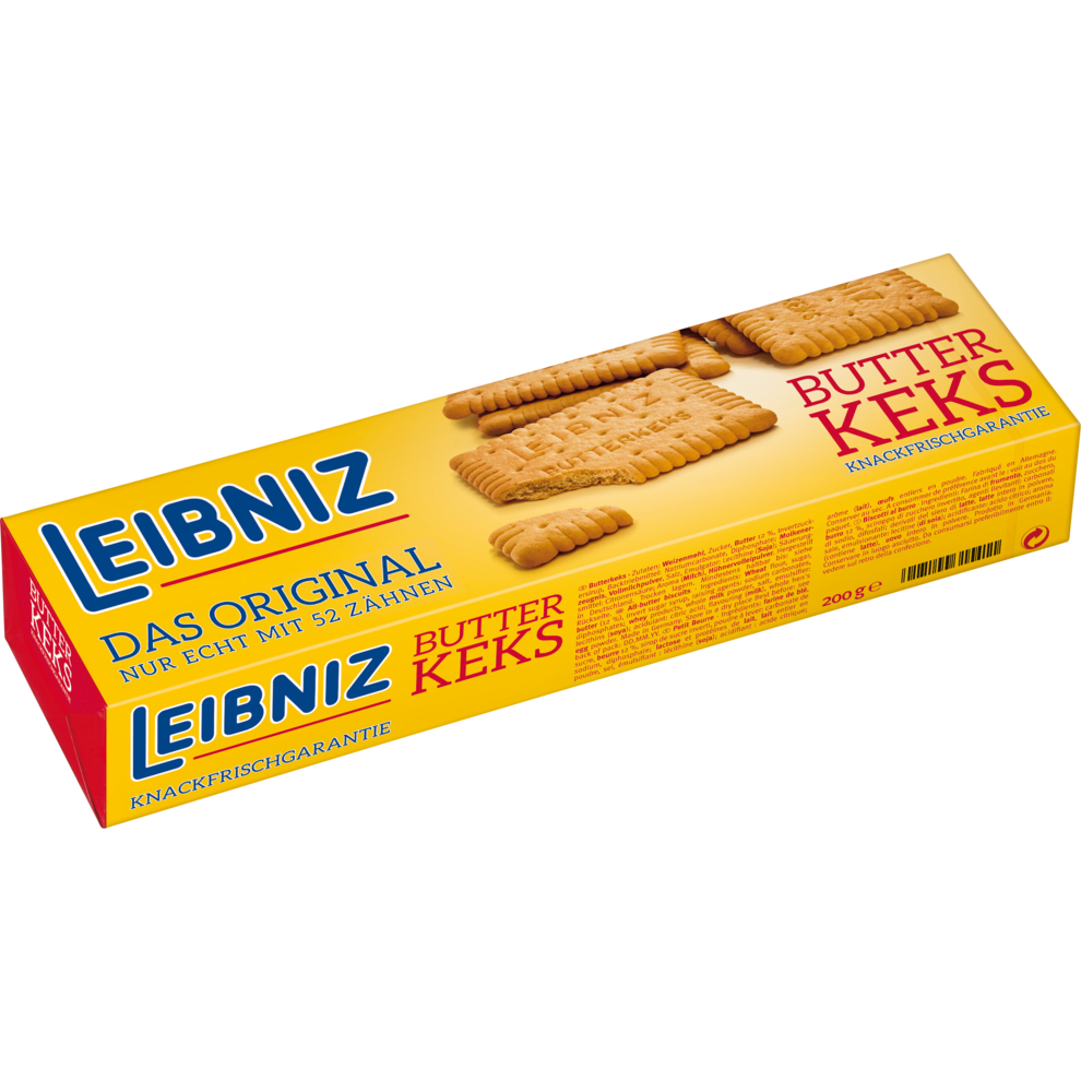 LEIBNIZ Butterkeks Das Original 200 g | Waffeln &amp; Gebäck | Süßwaren ...