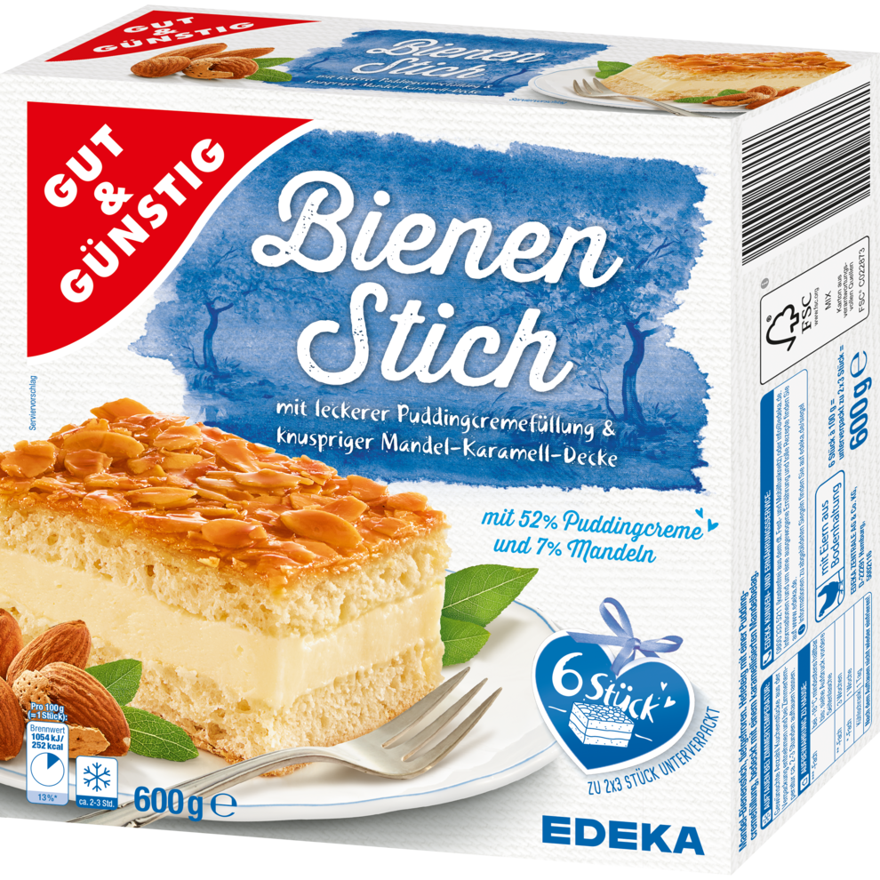 Gutgnstig Bienenstich 600 G Backwaren Tiefkhlprodukte Alle Produkte Online Bestellen Konsum Leipzig