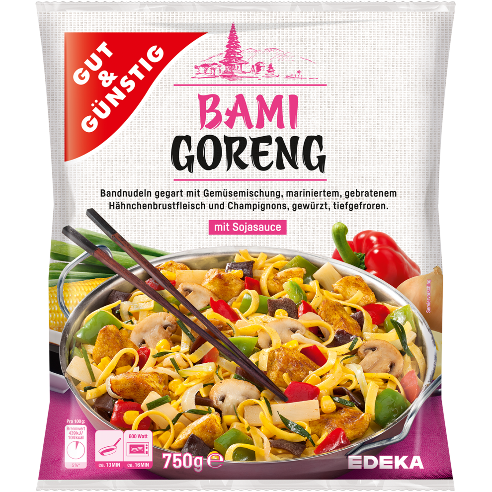 GUT&GÜNSTIG Bami Goreng 750g | Fertiggerichte | Tiefkühlprodukte | Alle